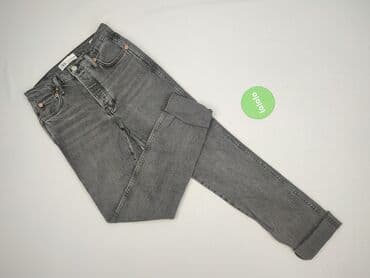 srebrne buty deichmann: Zara, Jeansy damskie, XS — 2