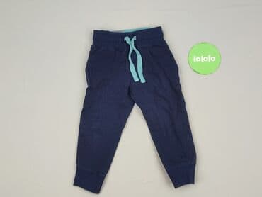 czarne spodnie woskowane: Sweatpants, Lupilu, 1.5-2 years, 92, condition - Very good — 2