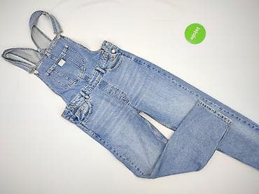 slim fit mom jeans pull and bear: PULL&BEAR, Ogrodniczki damskie, rozmiar S — 2