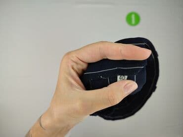 szerokie spodnie new yorker: Spodnie materiałowe damskie, rozmiar L — 4