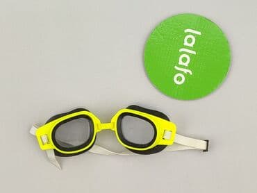 Masks & Glasses: Żółte okulary pływackie z przezroczystymi soczewkami, zaprojektowane z — 2