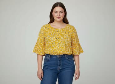 piżamka pepco: Peacocks, Bluzka damska, rozmiar 3XL — 7