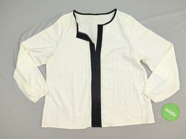 biala bluzka z dlugim rekawem: Bluzka damska, rozmiar M — 2