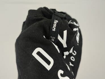 czarne koszulki damskie z nadrukiem: Sinsay, Футболка жіноча, розмір S — 5