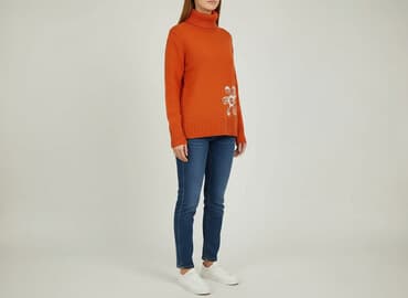 sukienka golf sweter: Golf damski, rozmiar S — 5