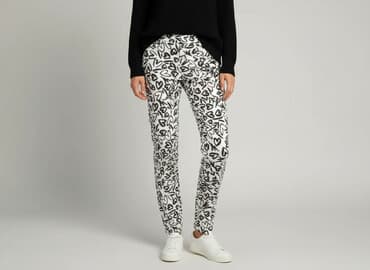 spodnie by o la la serduszka: Lola, Spodnie materiałowe damskie, rozmiar S — 6