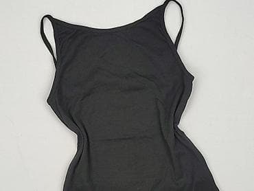 czarny tshirt: Basic, Top damski, rozmiar M — 1