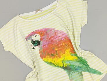 koszulka żółta w czarne paski: House, T-shirt damski, rozmiar L — 1