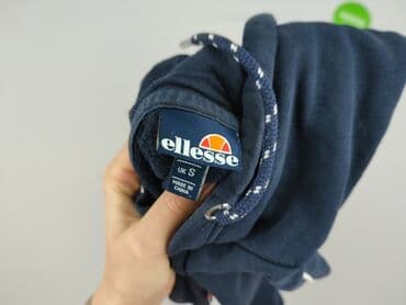 koszulki z napisami smiesznymi: Ellesse, Bluza z kapturem dla mężczyzn, S — 4