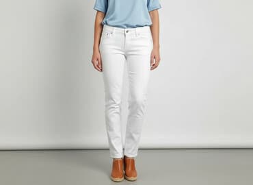 buty stephan: Stefanel, Material trousers for women, size XS — 8