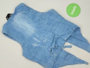 kamizelka jeansowa damska długa: Belika, Kamizelka damska, rozmiar M — 3