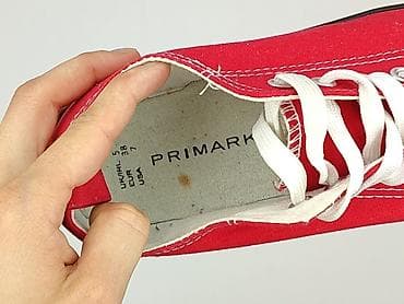 buty converse czerwone: Primark, Trampki damskie, rozmiar 38 — 6