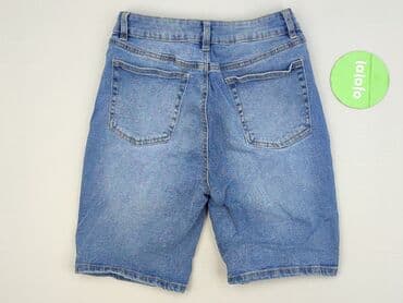 krótkie spodenki z wysokim stanem jeansowe: Beloved, Szorty damskie, S — 3