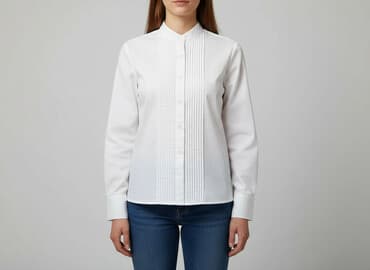 plisowane bluzki: Bluzka damska, rozmiar L — 5