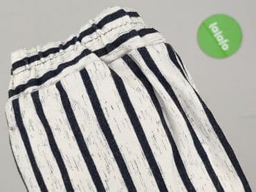 krótkie spodenki z wysokim stanem w paski: Szorty damskie, rozmiar S — 5