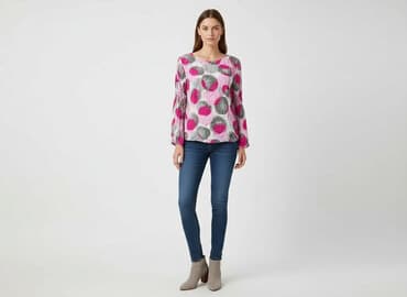 barbara lebek kurtki zimowe: Barbara Lebek, Bluzka damska, rozmiar S — 6