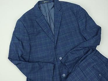 bluza niebieska pull and bear: Garnitur dla mężczyzn, rozmiar 3XL — 1