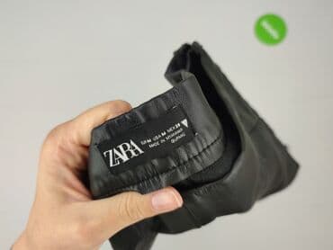 woskowane legginsy z wysokim stanem zara: Zara, Legginsy Ze skóry ekologicznej damskie, rozmiar M — 4