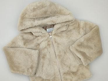 straight: Dziewczęca kurtka z miękkiego, pluszowego „misia” Primark - Rozmiar — 1