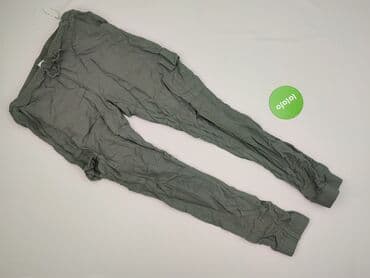 damskie joggery khaki: Spodnie materiałowe damskie, rozmiar S — 2