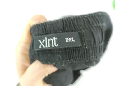 jeansy damskie podarte: XLNT, Material trousers for women, size 2XL (EU 44) — 4
