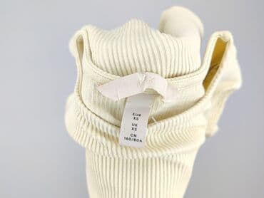 zara koszulka z prązkowanej dzianiny: H&M Basic, Body damskie, XS — 4