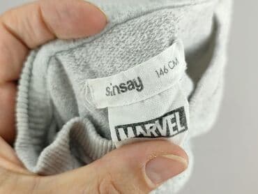 biala koszulka basic: Bluza, Marvel, 11 lat, 140-146 cm, stan - Bardzo dobry — 4