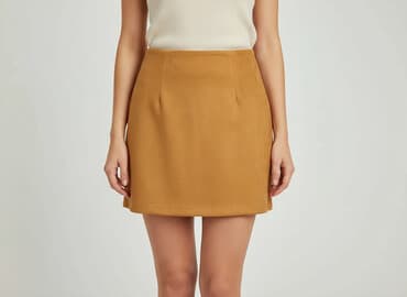 spódnice zamszowa allegro: Spódnica damska, rozmiar S — 1