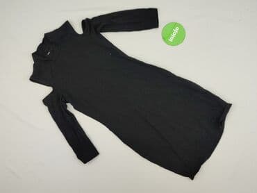 czarna sukienka z długim rękawem sinsay: Sinsay, Sukienka damska, rozmiar XS — 2