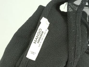czarne bluzki siateczka: Mango, Top damski, rozmiar M — 6