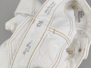 biale szerokie jeansy: C&A, Jeansy damskie, rozmiar S — 4