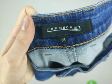 zielone jeansy: Jeansy damskie, rozmiar M — 4