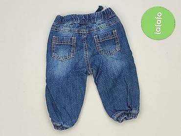 czapka thinsulate: Spodnie jeansowe, F&F, 3-6 miesięcy, stan - Bardzo dobry — 3