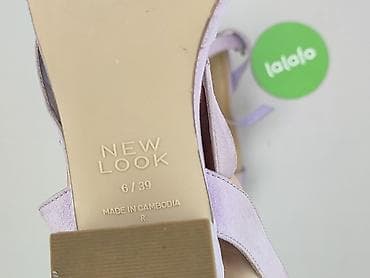 baletki h: New Look, Sandały damskie, rozmiar 39 — 5