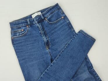 jeansy z asymetrycznym zapieciem: Stradivarius, Jeansy damskie, M — 4