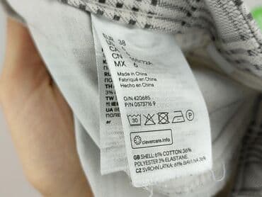 spodnie w kratę new yorker: H&M, Spodnie materiałowe damskie, rozmiar M — 5