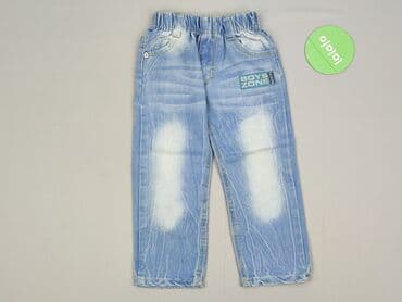 spodnie szeroki: Spodnie jeansowe, 9-12 miesięcy, stan - Idealny — 2