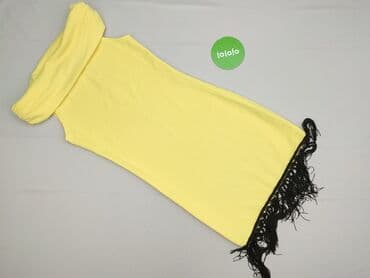 sukienki na wesele z narzutką żółta: Sukienka damska, rozmiar M — 3