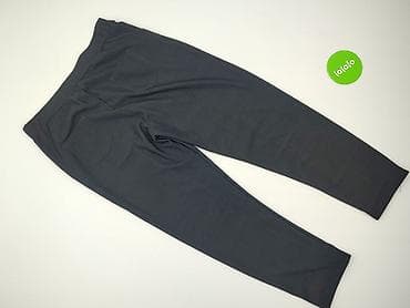 jeansy oversize: Material trousers for women, size 5XL — 4