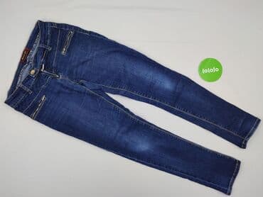 kozaki na koturnie by o la la: Jeansy damskie, M — 2