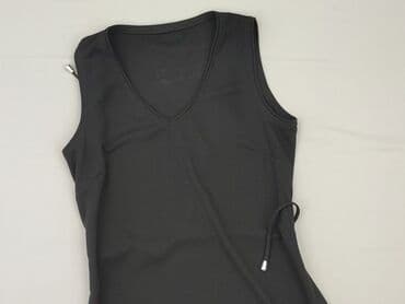 czarne t shirty w serek damskie: T-shirt damski, rozmiar S — 2