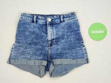 hm krótkie spodenki dzins low waist: H&M, Szorty damskie, rozmiar S — 2
