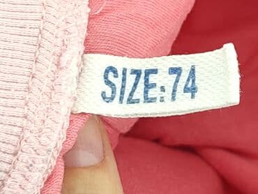 sukienka w pepitkę h: Denim pants, 6-9 months, condition - Good — 4