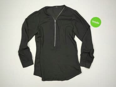 czarne bluzki ze srebrną nitką: Bluzka damska, rozmiar S — 3