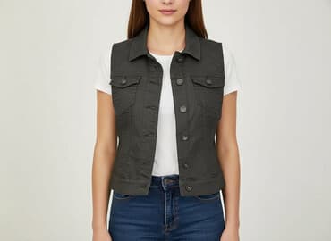 c a kamizelka damska garniturowa: Kamizelka damska, rozmiar S — 1