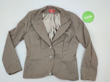 marynarka damska w jodełkę: Elegancki komplet, L — 2