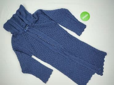 długi sweter sukienki: Hand Knitted, Kardigan damski, rozmiar One size — 2