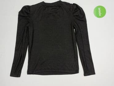 czarne bluzki z bufiastymi rękawami: Beloved, Women's blouse, size S — 4