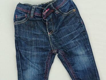 newbe sukienki: Denim pants, 6-9 months, condition - Very good — 1