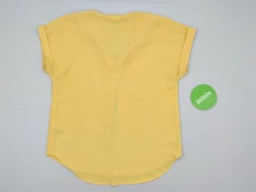 żółte bluzki z krótkim rękawem: Beloved, Bluzka damska, rozmiar S — 3